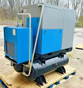 SC22-TA HPDMC Rotary Screw Air Compressor Dryer Asme Tank #2