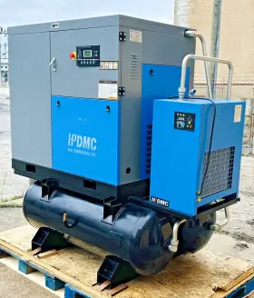 SC22-TA HPDMC Rotary Screw Air Compressor Dryer Asme Tank