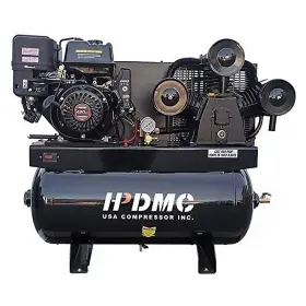 W-1-8P HPDMC Gas Engine Air Compressor Electric Start Tank