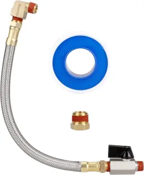 HR4013 HROMEE Tank Drain Braided Steel Hose Kit