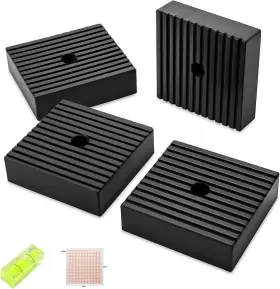 744110137736 HUIVLEI Pack Anti Vibration Pads Solid Rubber