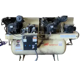2-2545E10-P INGERSOLL RAND Duplex Cast Iron Compressor