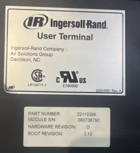 22110399 INGERSOLL RAND User Terminal