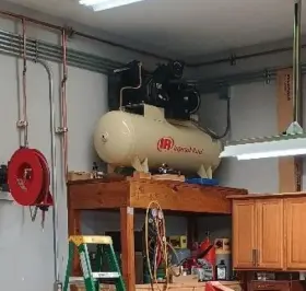 2475D1 INGERSOLL RAND Air Compressor Horizontal Tank