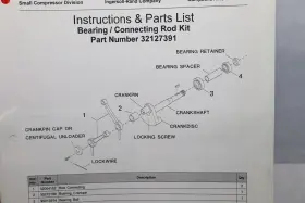 32127391 INGERSOLL RAND Bearing Connector Connecting Rod Kit #3