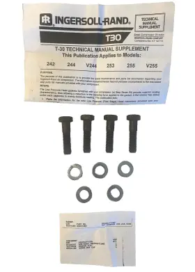 32281263 INGERSOLL RAND Flat Washers Hex Cap Screws Kit