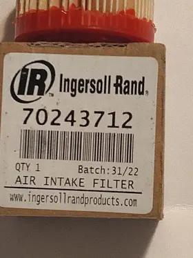 70743712 INGERSOLL RAND Intake Vs Edge Single Compre Air #3