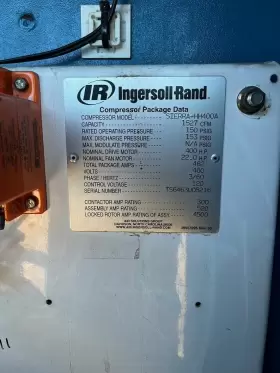 HH400A INGERSOLL RAND Sierra Cfm Oil Electric #2