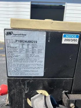 PY0824U08219 INGERSOLL RAND Compressor Dryer #3