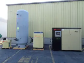 Ingersoll Rand R75n-a 2021 100 Hp Vfd Rotary Screw Air Compressor Dryer Tank
