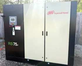 Ingersoll Rand Rs75i-a125 Rotary Screw 100 Hp Air Compressor 2025 Lowuse