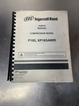 XP185AWIR INGERSOLL RAND Air Compressor Manual