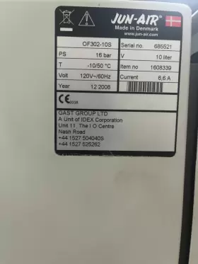 OF302-10S JUN-AIR Compressor #2