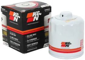 K&n Hp1004 K&n Premium Oil Filter 20 000 Mile Engine Protection With Wrench Off Nut Compa