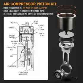 KK-4835 Compressor Piston Connecting Rod Set Devilbiss #3