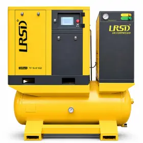 Lrsd Tf15 20hp 3ph 230v Variable Motor Rotary Screw Air Compressor 80 Gall Asme Tank 81cfm