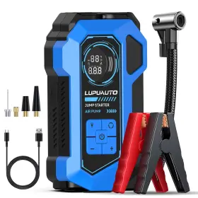 Lupuauto Q18b 4000a Portable Jump Starter With 160psi Air Compressor Car Jump
