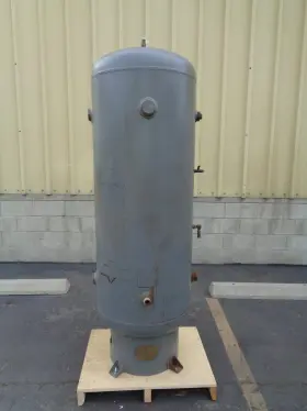 Manchester 302421 2006 120 Gallon Vertical Air Receiver Tank Compressor Kaeser Sullair
