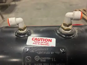 304983 MANCHESTER Steel Horizontal Gallon Air Compressor Tank #2
