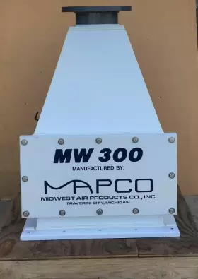 MW-300 MAPCO Vertical Counter Midwest Air Flow Meter