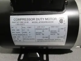 160-0264 MARATHON Air Compressor Motor Phase Rpm #2
