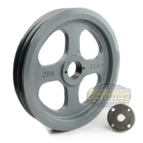 2BK110H-H-5-8 MASTERDRIVE Cast Iron Dual Groove Belt Pulley