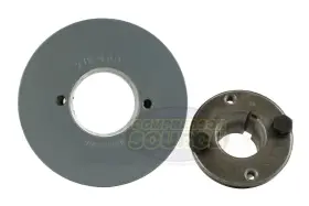 2BK40H-H1-1-8 MASTERDRIVE Cast Iron Dual Groove Belt Pulley