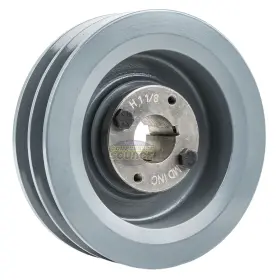 2BK62H-H1-1-8 MASTERDRIVE Cast Iron Dual Groove Belt Pulley