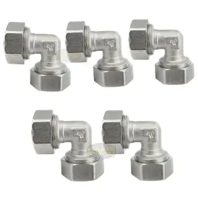 M8067-5PACK MAXLINE Pack Rapidair Compressed Air Piping Elbow