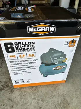 58643 MCGRAW Gallon Oil Pancake Air Compressor