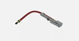 S504 MILTON Straight Head Air Chuck Inflator Gauge Hose