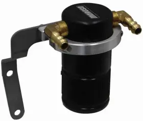 Moroso 85687 Separator Air Oil Catch Can Small Body Black Finish Corvette Non