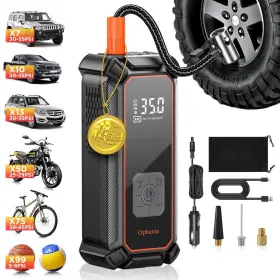 680358177519 OPHANIE Tire Inflator Air Compressor Battery
