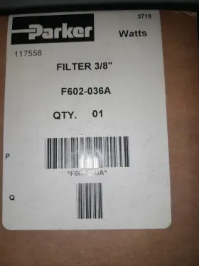 F602-036A PARKER-WATTS Port Pneumatic Filter