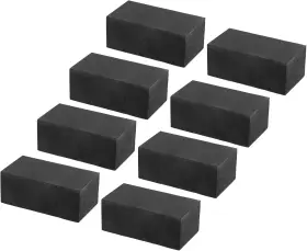 445019943963 PATIKIL Rubber Anti Vibration Pads Square Mats