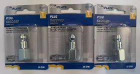 12-135 PLEWS Set Tru Flate Air Line Compressor Female Nipple