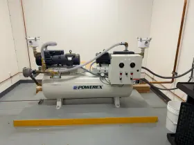 IBVD0203 POWEREX Vacuum Duplex Rotary Vane Compressor