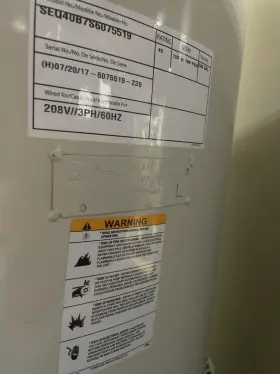 SEQ40B7S6075519 POWEREX Compressor Tank #2