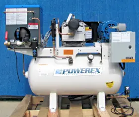 STS030134 POWEREX Oilless Scroll Air Compressor Tank Dryer
