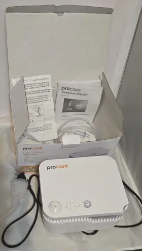 240391 PROCARE Compressor Nebulizer Mouthpiece Tube Box Mask