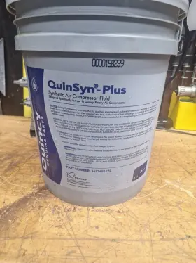 Quincy 1627456172 Genuine Parts Quinsyn-plus Synthetic Rotary Air Compressor Fluid- 5 Gal