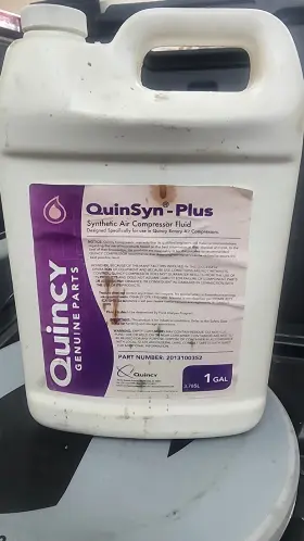 Quincy Pn143808-005 Quinsyn-plus Synthetic Air Compressor Fluid 1 Gallon Oem