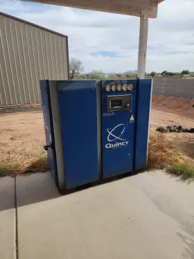 QFD-25 QUINCY Rotary Air Compressor Horsepower Motor Cfm