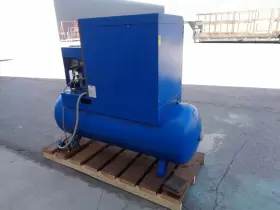 QGS15 QUINCY Rotary Screw Air Compressor Dryer Tank Atlas #3