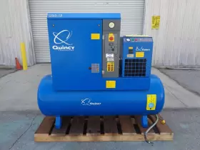 QGS15 QUINCY Rotary Screw Air Compressor Dryer Tank Atlas