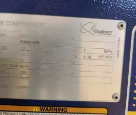 QOFT-30V QUINCY Oil Vari Rotary Screw Air Compressor #3