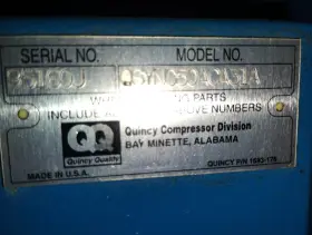 QSYNC50ACA31A QUINCY Rotary Screw Compressor Phase #3