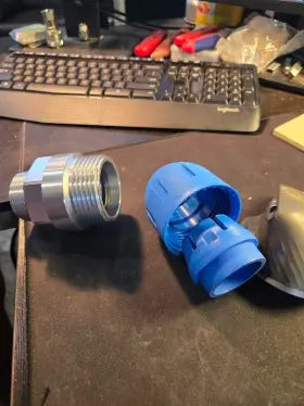 F2018 RAPIDAIR Fastpipe Tubing Male Npt Adapter Compressed