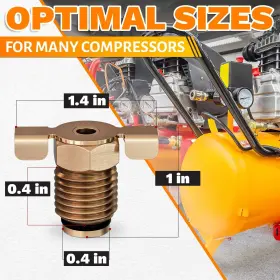 788472503952 RELUEN Air Flow Meter Valve Compressor Drain #2