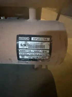 OF45175A RIDGID Gallon Air Compressor Tank